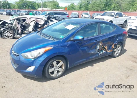 2013 Hyundai Elantra Gls из США, поврежденный, VIN KMHDH4AE5DU684209
